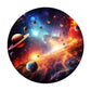 Planets Floating Round Tablecloth