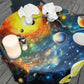 Planets in Space Round Tablecloth