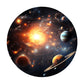 Planets Burning Round Tablecloth