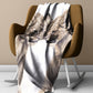 Playful Prowess Lion Cubs Light Weight Fleece Blanket by Nathan Pieterse