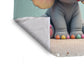 Playful Elephant Baby Fleece Blanket