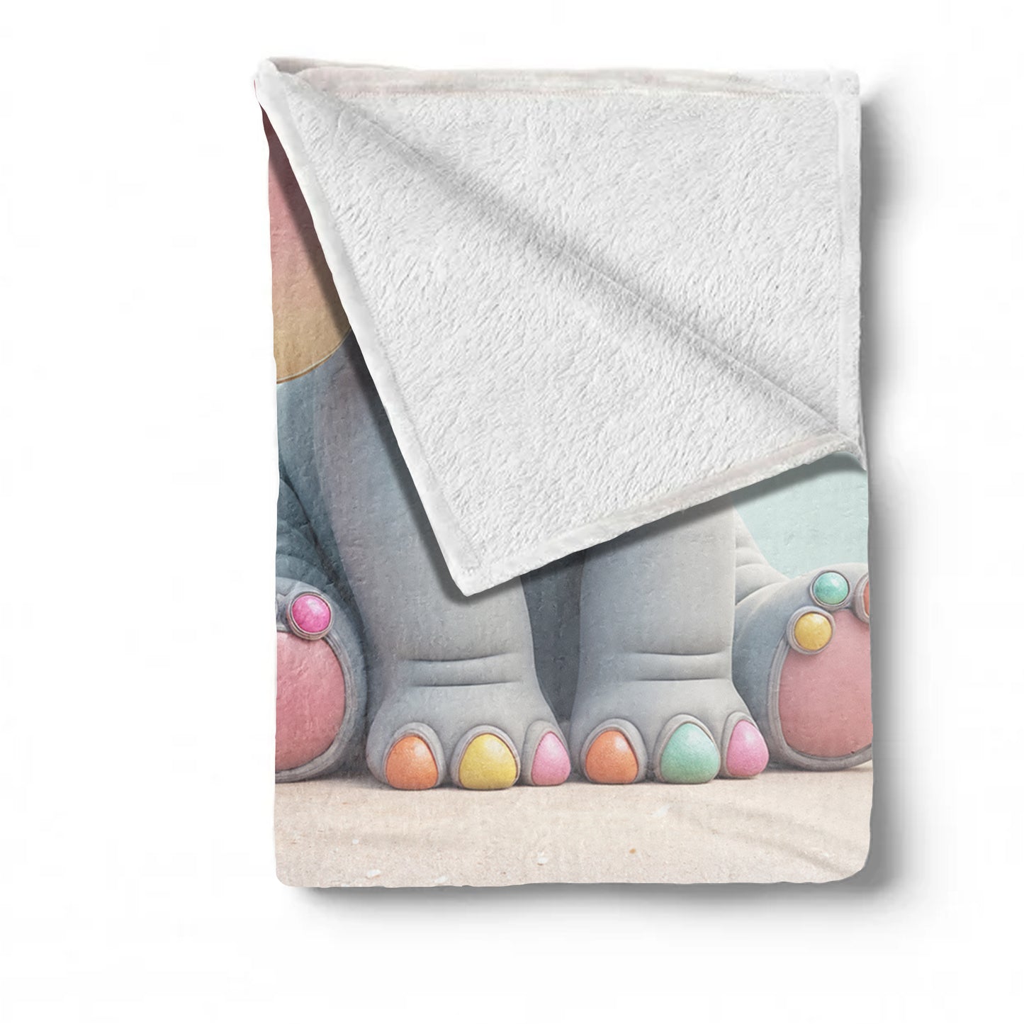 Playful Elephant Minky Blanket