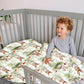 Playing In The Mushroom Field Cot Set