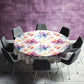 Pastel Florals Round Tablecloth
