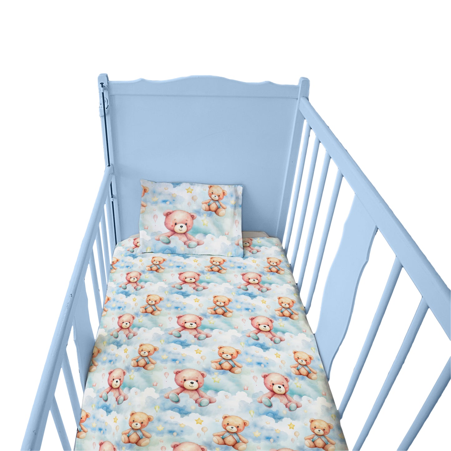Playing In The Clouds Cot Set