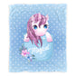 Pocket Unicorn Baby Fleece Blanket