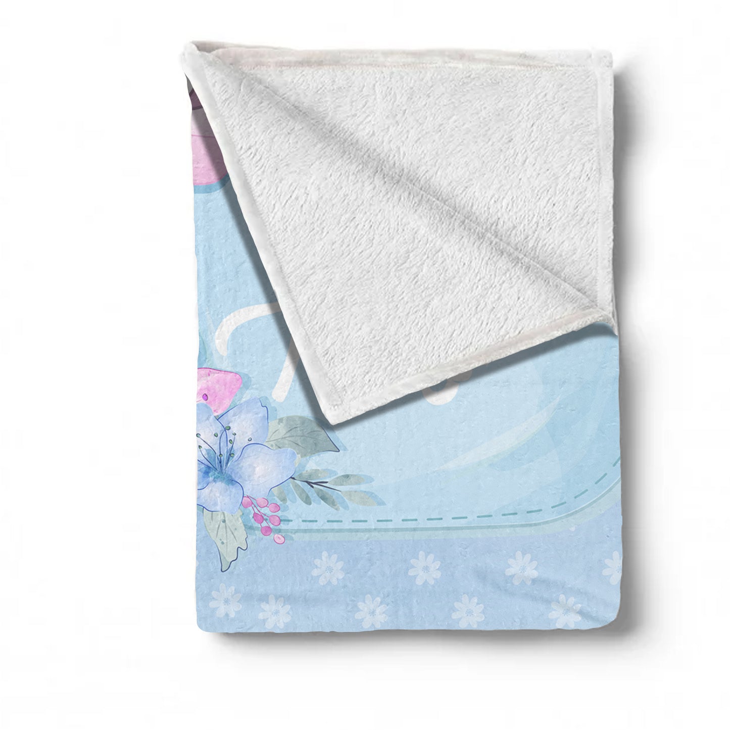 Pocket Unicorn Baby Fleece Blanket