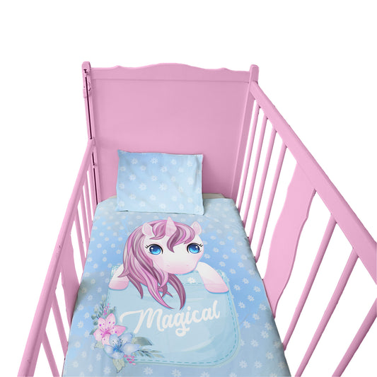 Pocket Unicorn Cot Set