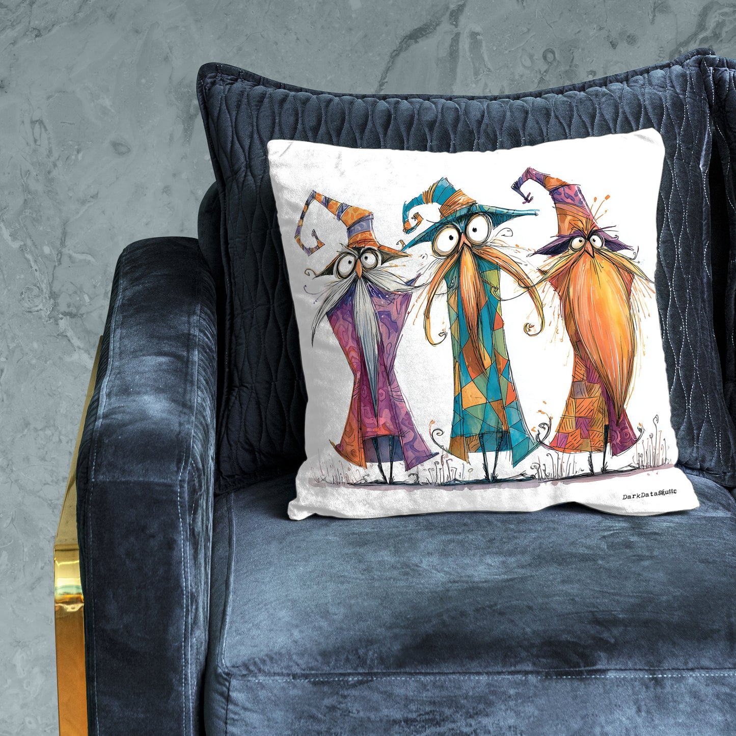 Pointy Hat Posse Luxury Scatter by Wikus Schalkwyk