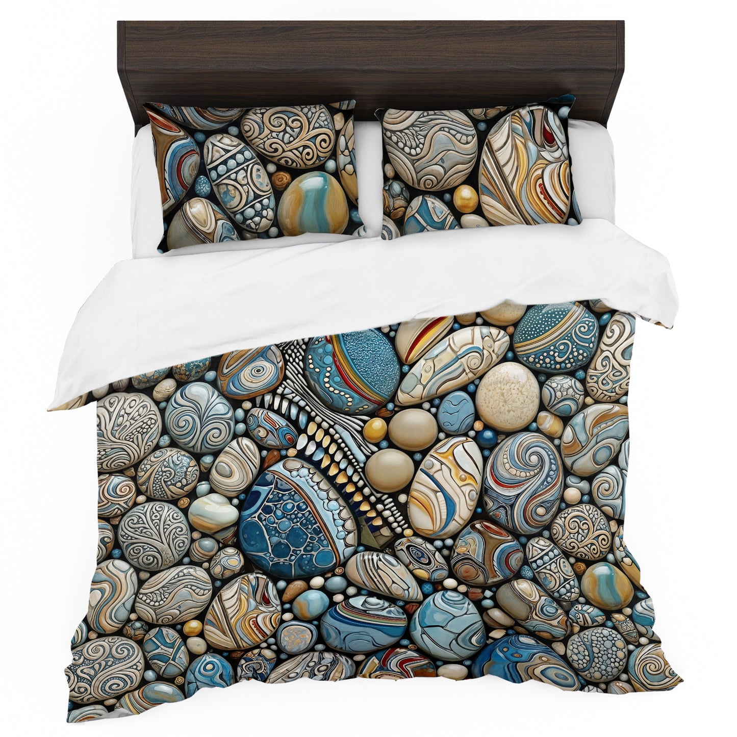 Polished Tide Stones Duvet Cover Set