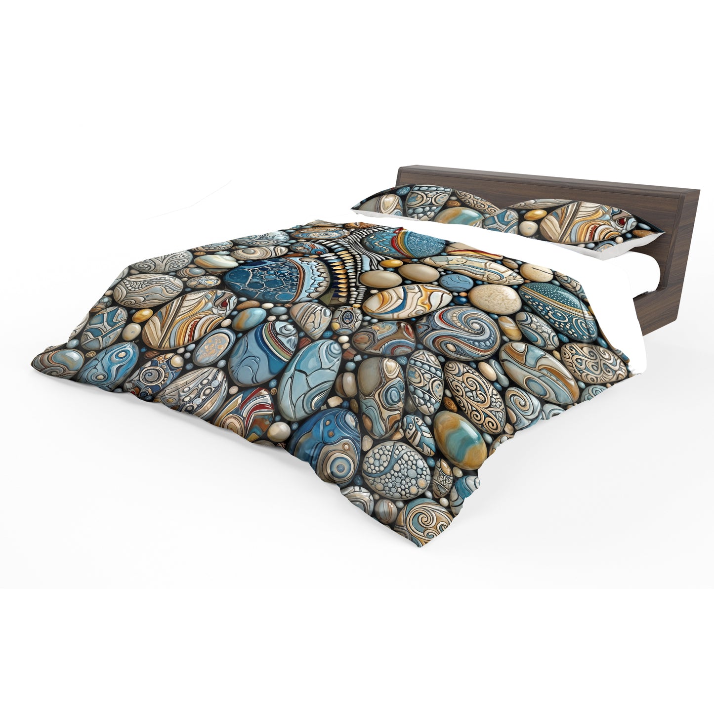 Polished Tide Stones Duvet Cover Set