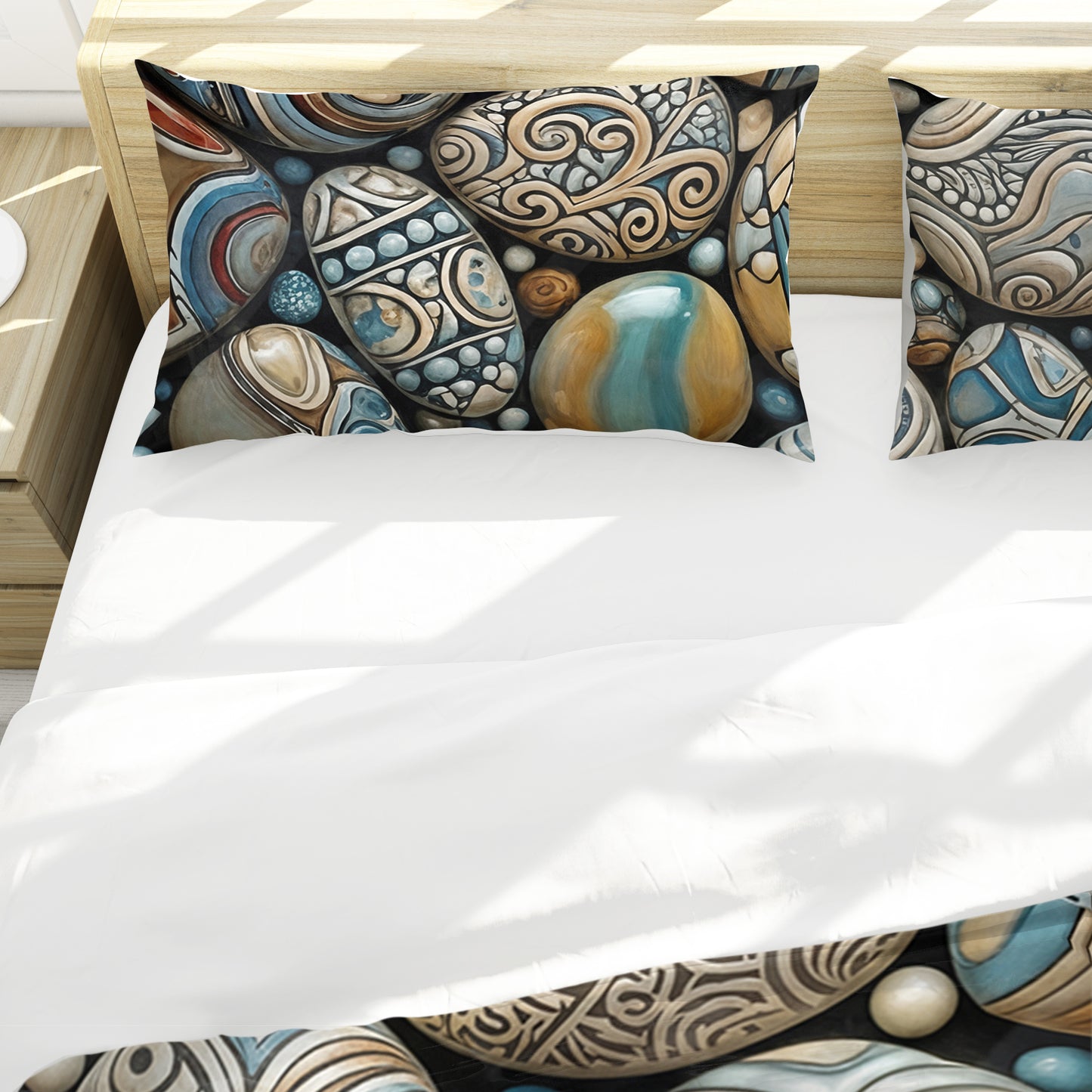 Polished Tide Stones Duvet Cover Set