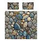 Polished Tide Stones Duvet Cover Set
