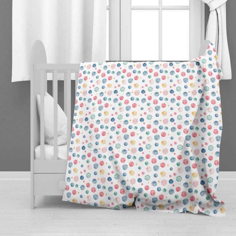 Polka Dots Minky Blanket