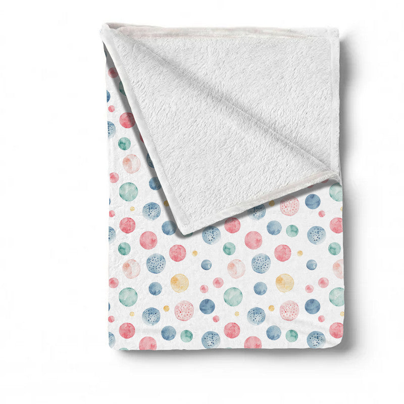 Polka Dots Minky Blanket