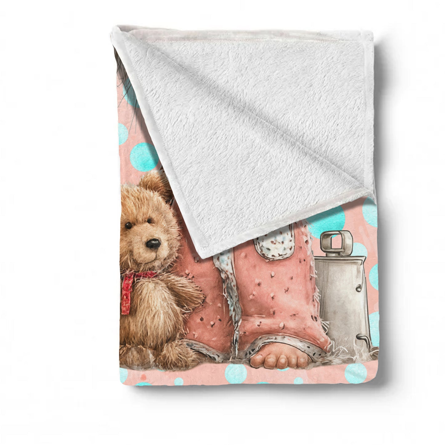 Polka Dot Dreams Baby Fleece Blanket