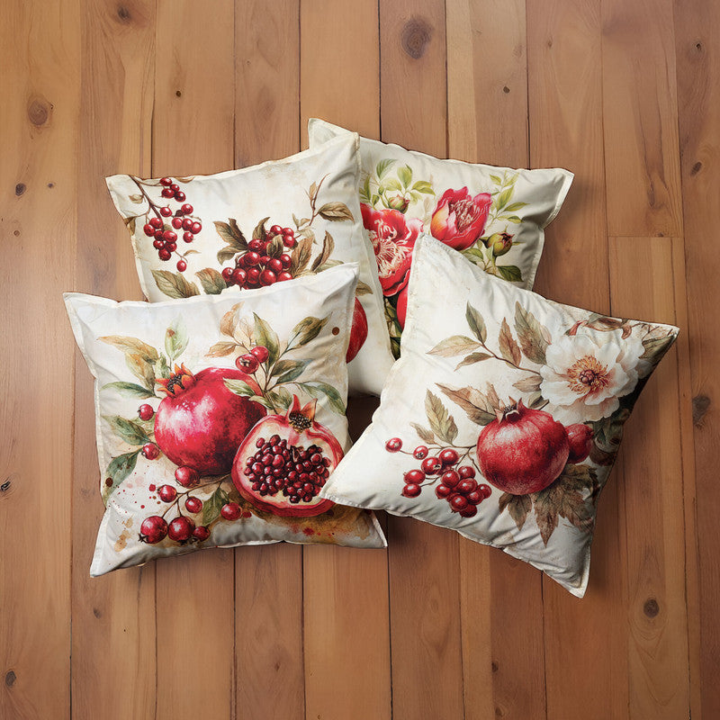 Pomegranate In Bloom Luxury Scatter Covers Set of 4