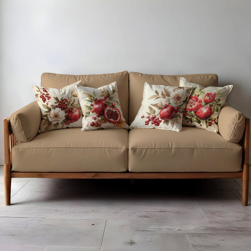 Pomegranate In Bloom Luxury Scatter Covers Set of 4