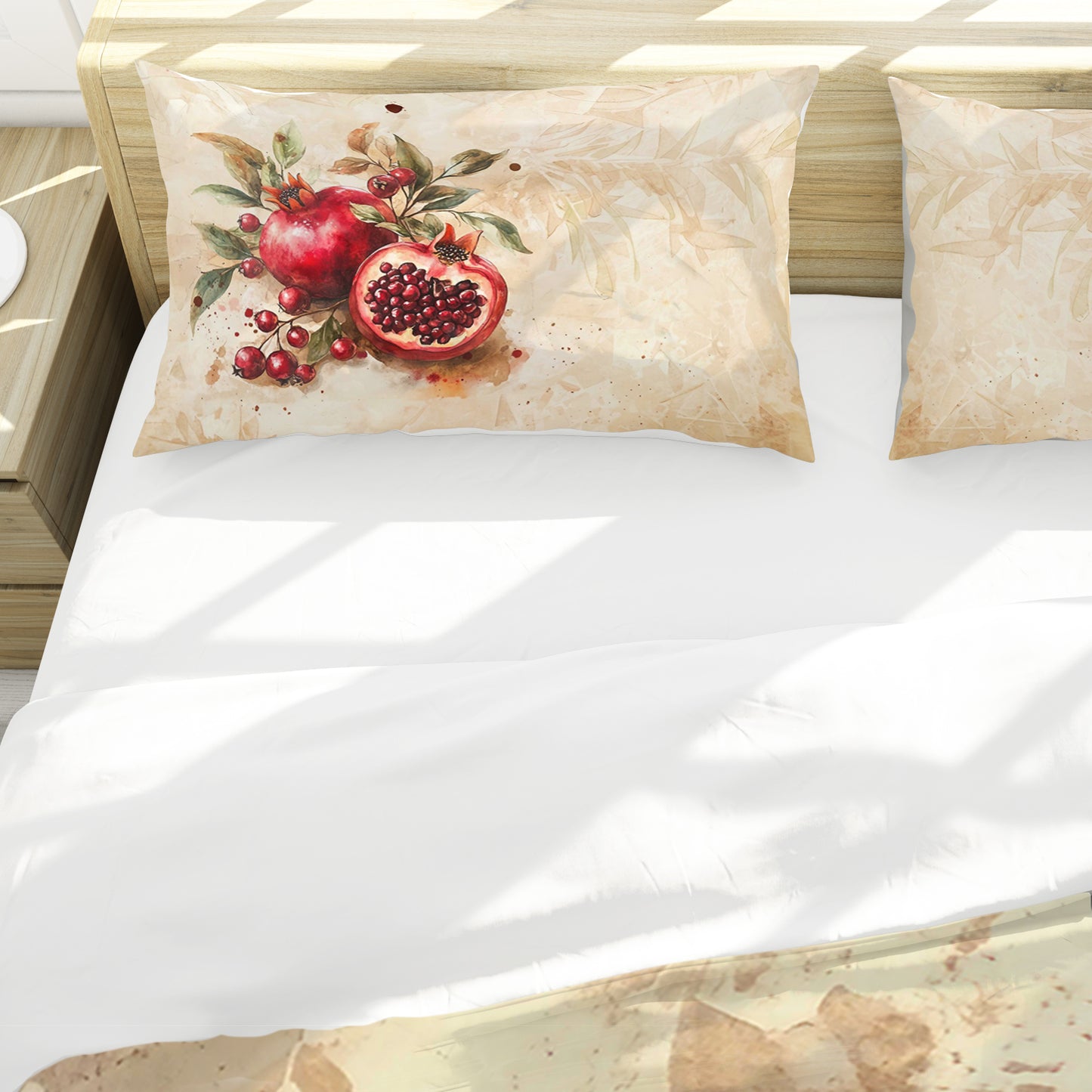 Pomegranate Flower Duvet Cover Set