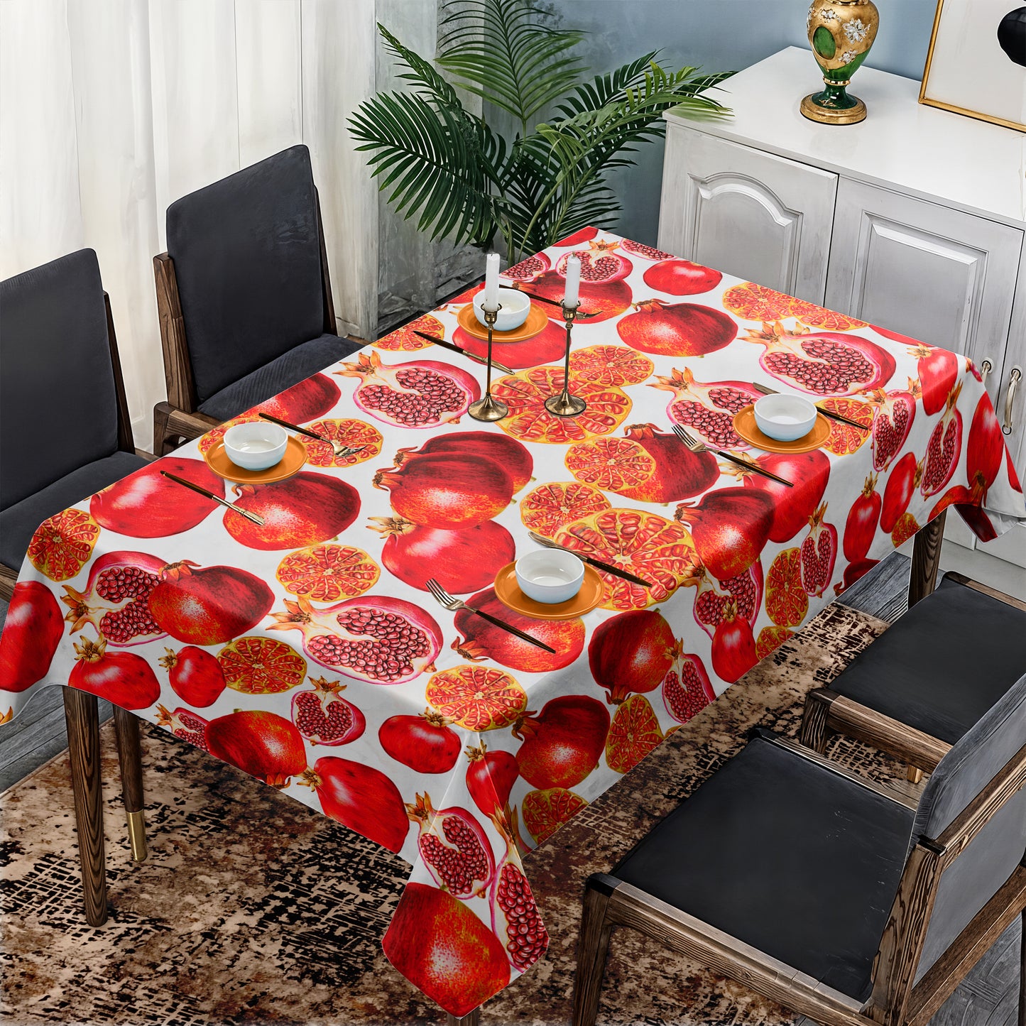 Pomegranate Rectangle Tablecloth By Mark Van Vuuren