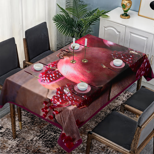 Pomegranates Rectangle Tablecloth