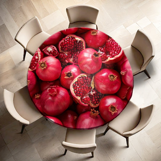 Pomegranates Round Tablecloth