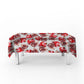 Pomegranates on White Rectangle Tablecloth by Mark van Vuuren