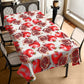 Pomegranates on White Rectangle Tablecloth by Mark van Vuuren