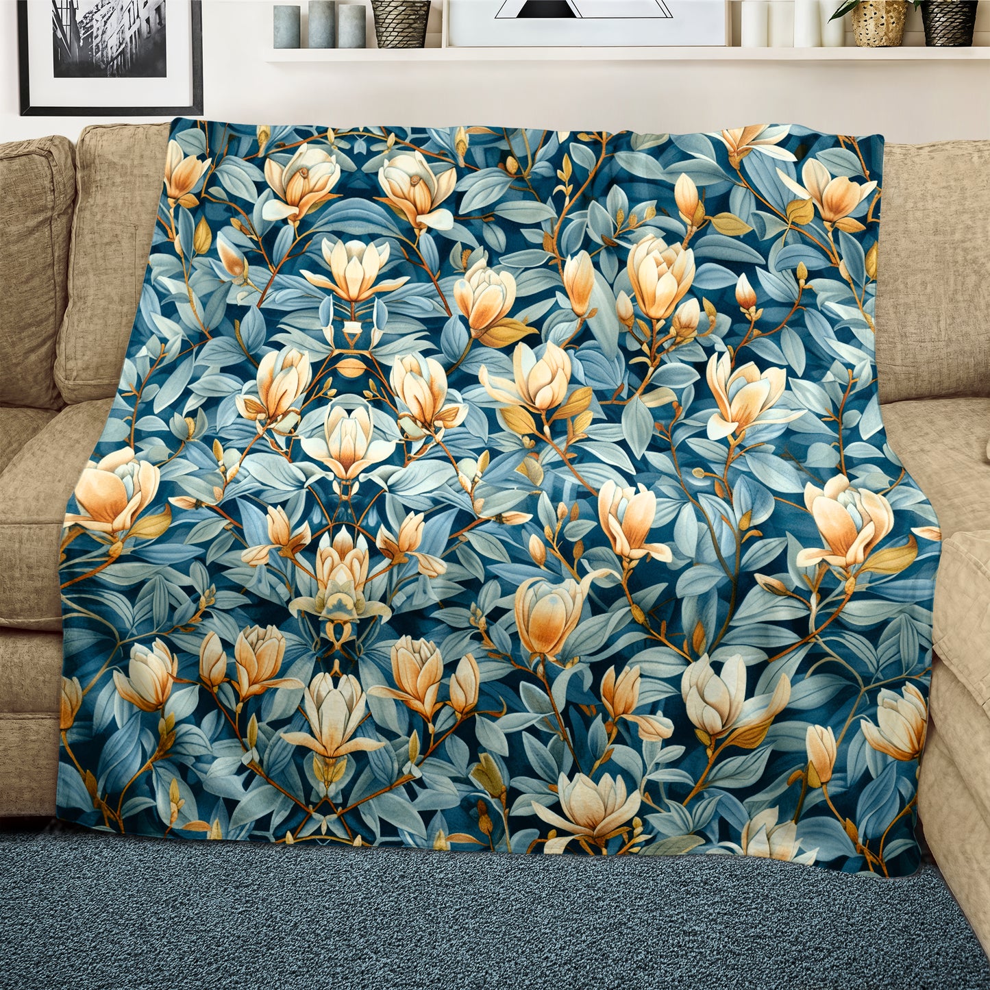 Pond Meeting Light Weight Fleece Blanket