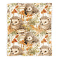 Porcupine Party Baby Fleece Blanket