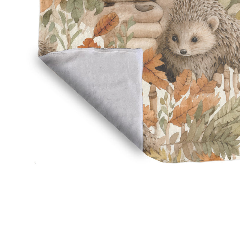 Porcupine Party Minky Blanket