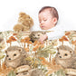 Porcupine Party Baby Fleece Blanket