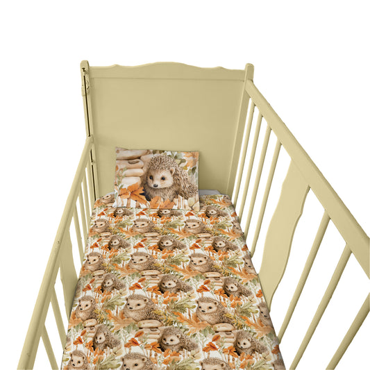 Porcupine Family Cot Set