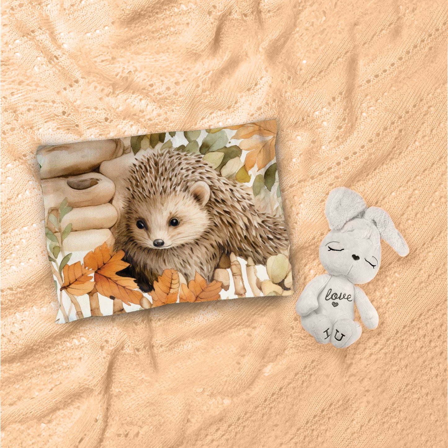 Porcupine Family Cot Set