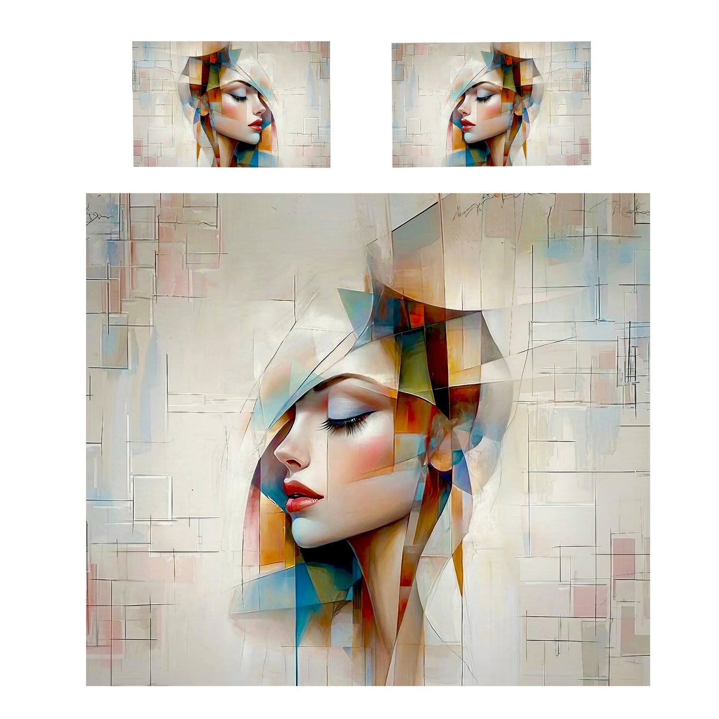 Portrait of Serenity Duvet Cover Set