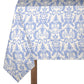 Powder Blue on Cream Background 3m Rectangle Tablecloth