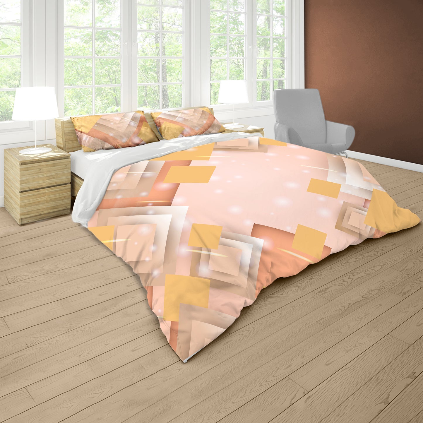 Powdered Prism Duvet Cover Set