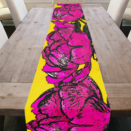 SPECIAL: Powerful Pink Floral Table Runner