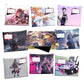 Powerfull Anime Girls Subject Savvy Book Bags Set Of 9