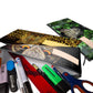 Zip & Go Predator Abstract Pencil Bags Set of 3
