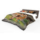 Prehistoric People Kids Duvet Cover Set
