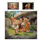 Prehistoric People Kids Duvet Cover Set