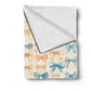 Pretty Bow Ties Baby Fleece Blanket