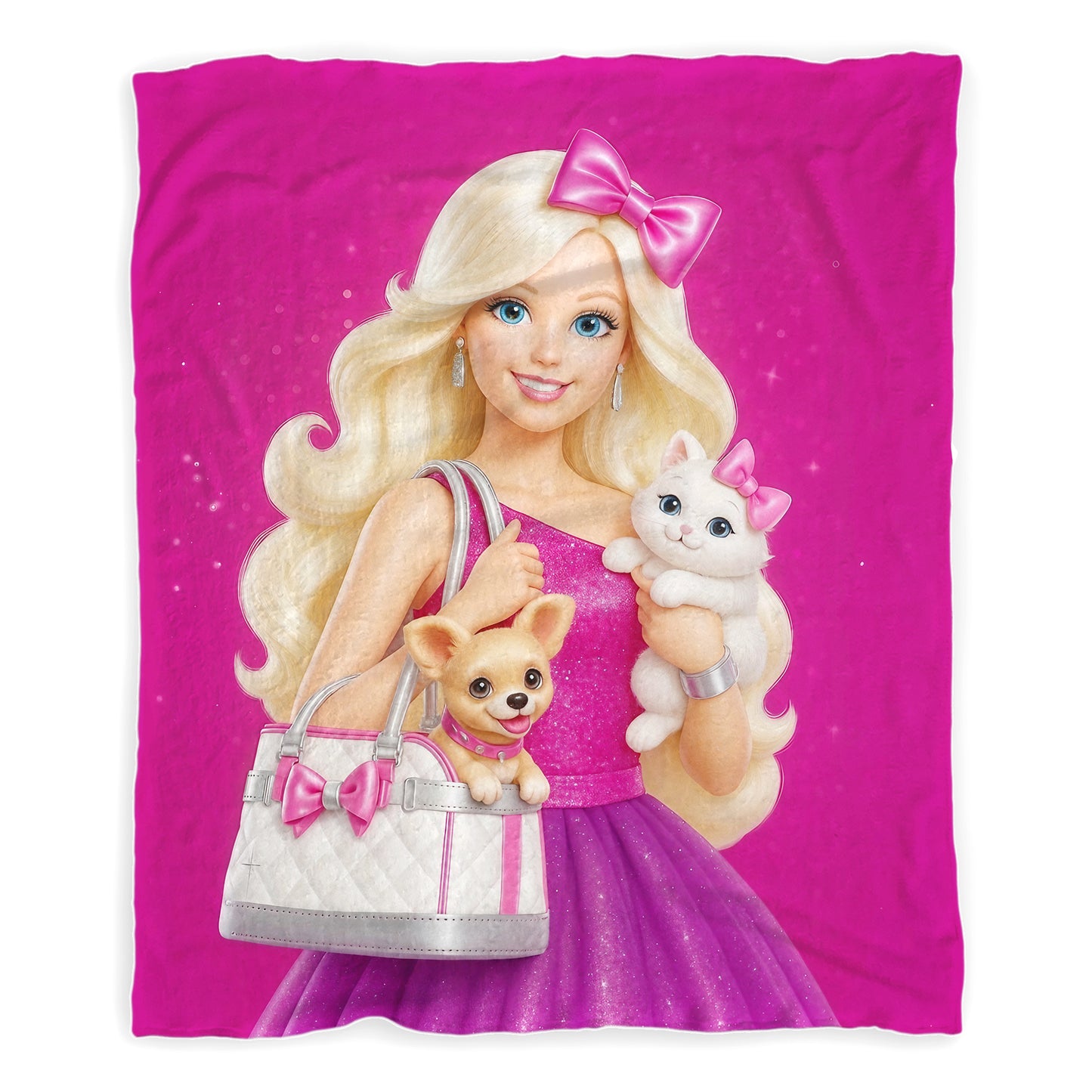 Pretty Girl Toddler Fleece Blanket