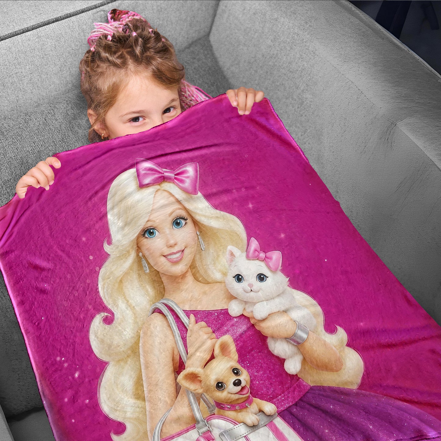 Pretty Girl Toddler Fleece Blanket