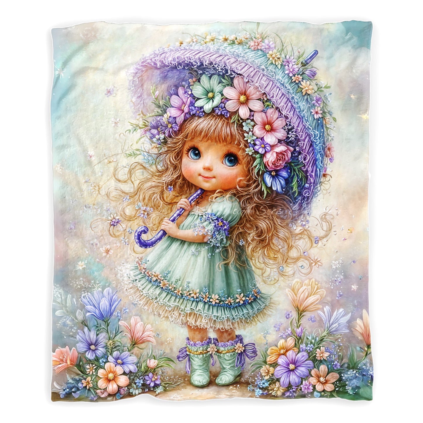 Pretty Patty Toddler Fleece Blanket