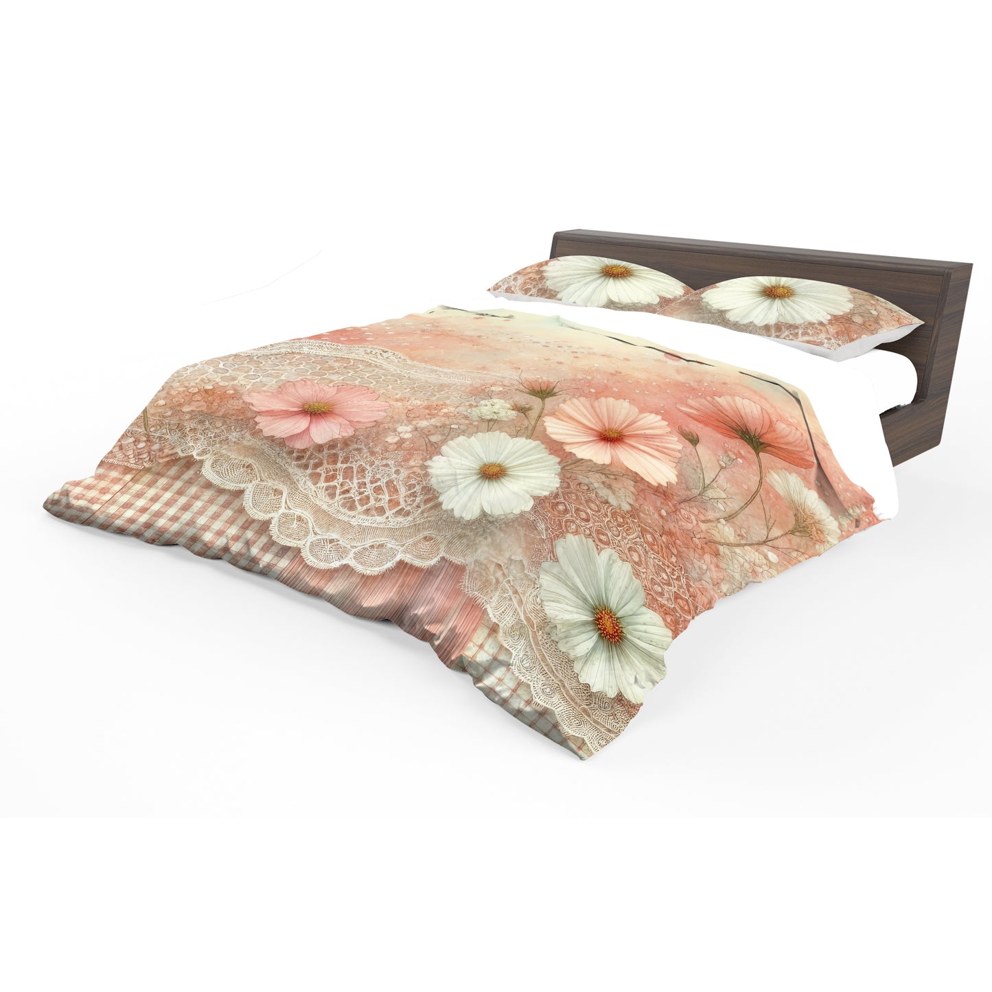 Pretty Peach Duvet Cover Set