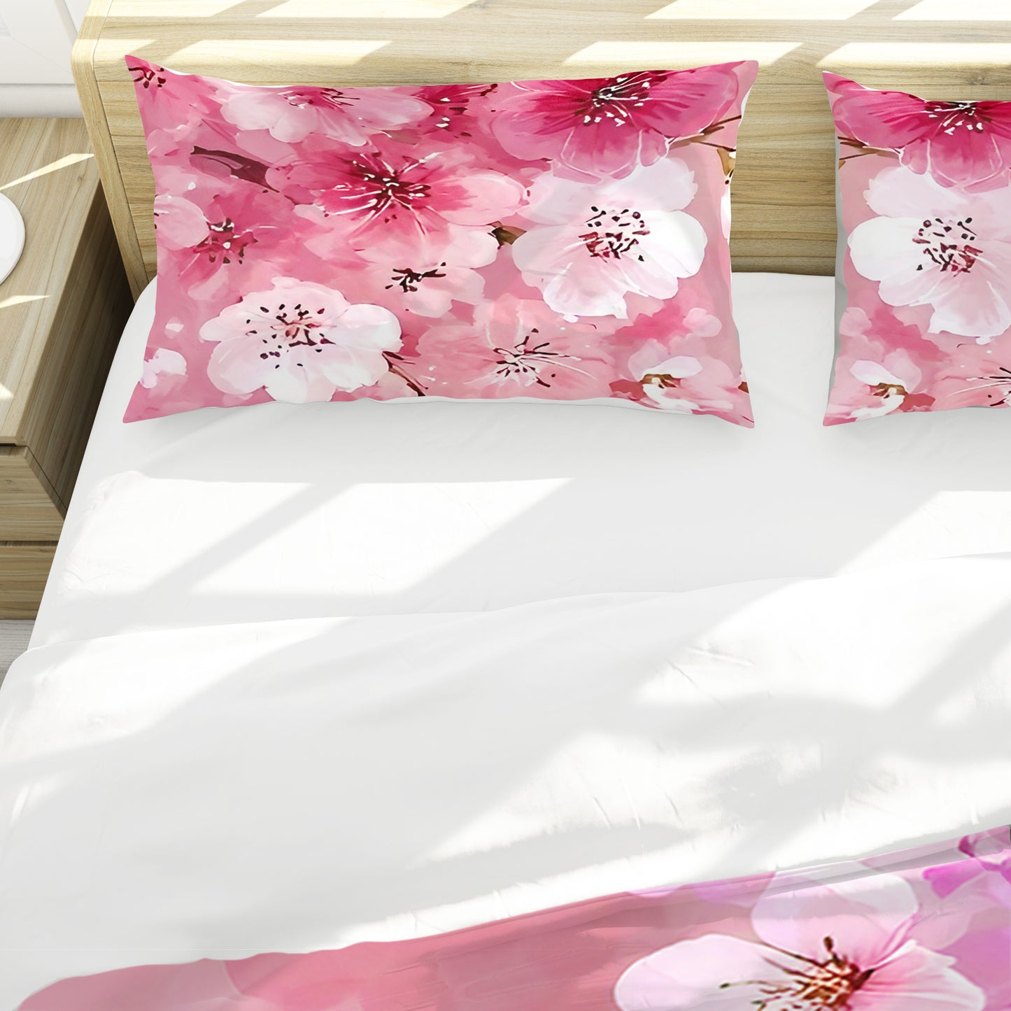 Pretty Pink Blossoms Duvet Cover Set