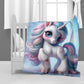 Pretty Unicorn Baby Fleece Blanket