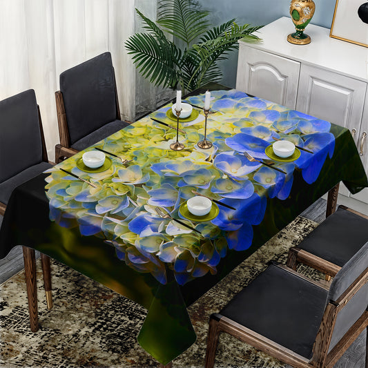 Pretty in Blue By Annette Heymans Rectangle Tablecloth